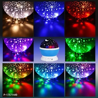 Nachiketa Enterprise Star Master Projector with USB Wire Colorful Romantic LED Star Master Sky Night Projector Bed Light Lamp (Assorted Color)-thumb2