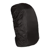 Bag Cover for rain Bag Cover Waterproof Rain  Dust Cover for Backpack (30 litres, Black)-thumb2