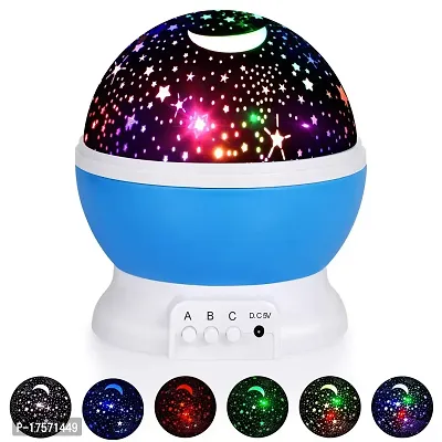 Nachiketa Enterprise Star Master Projector with USB Wire Colorful Romantic LED Star Master Sky Night Projector Bed Light Lamp (Assorted Color)