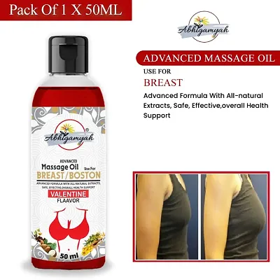 Abhigamyah Breast massage oil helps in growth/firming/tightening/ bust36 natural Women (50 ml) Pack Of -1
