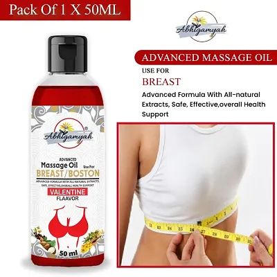Abhigamyah Breast massage oil helps in growth/firming/tightening/ bust36 natural Women (50 ml) Pack Of -1