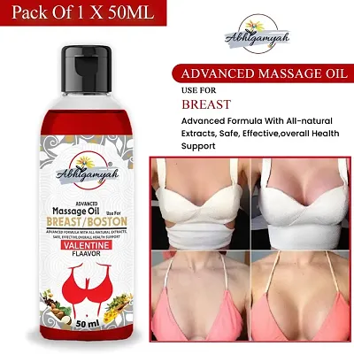 Abhigamyah Breast massage oil helps in growth/firming/tightening/ bust36 natural Women (50 ml) Pack Of -1
