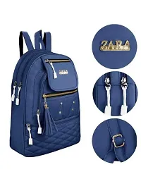 NRST Stylish Girls Modern look utility College Backpack for girls 12 L Backpack (Blue)-thumb1
