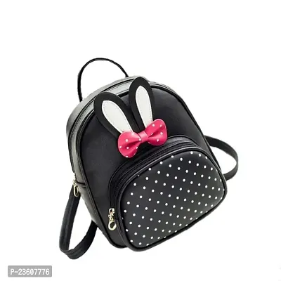 NRST Girls Cute Mini 5L Backpack (Black)