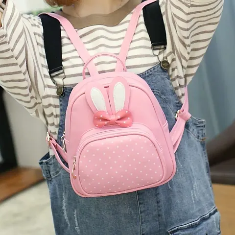 Woman Fancy mini polka print backpack