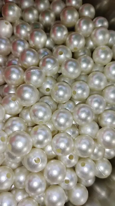 Rub Enterprises 12 mm pearl Beads for Beading Jwellery for Art and Craft Work and DIY Accessories 
