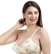 Stylish Multicoloured Cotton Blend Printed Bras For Women Pack Of 3-thumb4