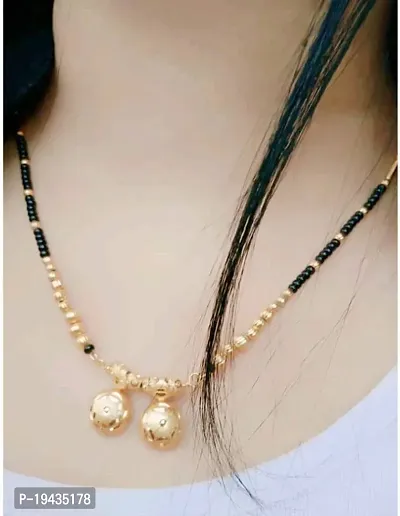 Buy Traditional 2 Vati Gold Plated Marathi Style Mangalsutra for