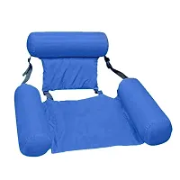 Water Floating Hammock Inflatable Swimming Pool Float Lounge Foldable Water Floating Chair with Vacuum Air Pump-thumb1