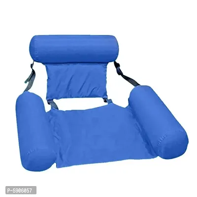 Water Floating Hammock Inflatable Swimming Pool Float Lounge Foldable Water Floating Chair with Vacuum Air Pump-thumb2