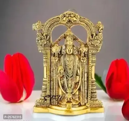 Wall Hanging Tirupati Balaji Metal Statue Sri Venkateswara Statue-thumb0