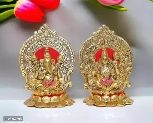 Laxmi Ganesha Ji Murti Laxmi Ganesha Statue Decorative Showpiece-thumb0