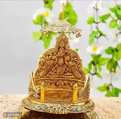 Singhasan Oval Shaped For Ganesha Krishna God Idols-thumb0