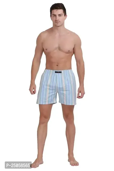 Men?s Checked Boxers ,Comfortable Printed Boxers, Elastic Waist ,100% Cotton,Best Comfort Fit , Durable,Everyday Wear