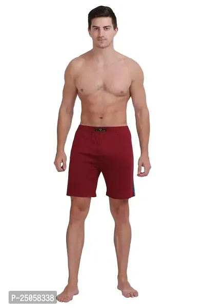 Men's Cotton Boxers | Shorts for Men , Easy Wear , 24X7 | Breathable Cotton Boxer | Anti-Bacterial | Solid Colors-thumb0