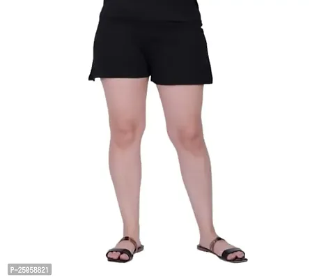 Canidae Soft and Durable Material Women's Shorts Small To 6Xl (SMALL, BLACK)