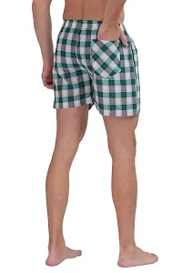 Men?s Checked Boxers ,Comfortable Printed Boxers, Elastic Waist ,100% Cotton,Best Comfort Fit , Durable,Everyday Wear-thumb3