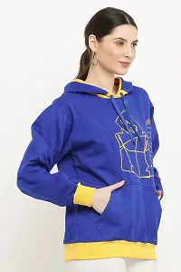 Women's Hoodie||Full Sleeve Solid Sweatshirt Hoodies||Winter Wear for Women||Hooded Neck Style||Women's Hoodies||Women's Sweatshirts||Hoodie for Girls||Unisex Hoodie|| (XL, Dark Blue)-thumb2