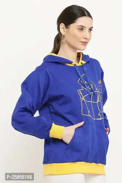 Women's Hoodie||Full Sleeve Solid Sweatshirt Hoodies||Winter Wear for Women||Hooded Neck Style||Women's Hoodies||Women's Sweatshirts||Hoodie for Girls||Unisex Hoodie|| (XL, Dark Blue)-thumb3