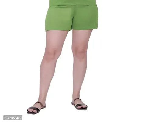 Canidae Soft and Durable Material Women's Shorts Small To 6Xl (SMALL, OLIVE GREEN)