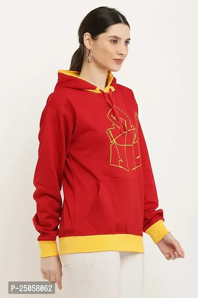 Women's Hoodie||Full Sleeve Solid Sweatshirt Hoodies||Winter Wear for Women||Hooded Neck Style||Women's Hoodies||Women's Sweatshirts||Hoodie for Girls||Unisex Hoodie|| (XL, Red)-thumb2