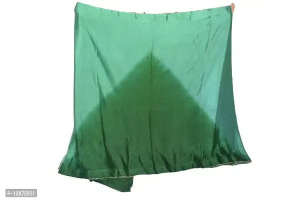 Self Design V Pattern Dyed Fashionable Saree For Women With Unstiched Blouse (Green)-thumb2