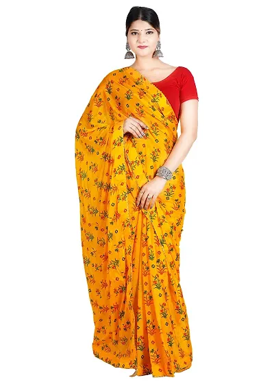 Beautiful Georgette Saree with Blouse piece For Women