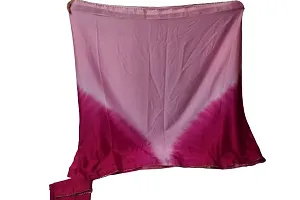 Self Design V Pattern Dyed Fashionable Saree For Women With Unstiched Blouse (Pink)-thumb3