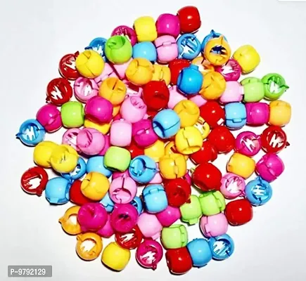 Plastic Hair Claw Clip/ Beats for Girls  Women Small Size Multicolor Pack Of 100 Pcs