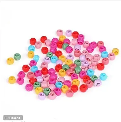 70 PCS HAIR BEADS multicoloured plastic hair claw clips mini hair beads clips hair accessories for women girls and toddlers