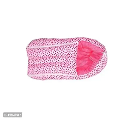 Moms Angel Fashionable Baby Mattress with Mosquito Net  Sleeping Bag Combo 0-6 Months (0-6 Months, Pink)-thumb4
