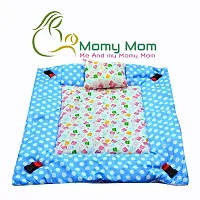 MOMY MOM Baby Bedding Sets with Mosquito Net | Newborn Infants Play Gym Set | Children Playing Gym | Machardani Sleeping Bed for New Born Babies; Polycoton, 0-12 Months, 60x60x50 cm- (Polka Purple)-thumb3