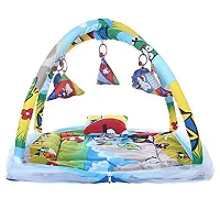 HAPHAE Baby Bedding Set/Mosquito Net/Play Gym with Hanging Toys/Activity Play Centre (Blue, 0-12 Months)-thumb3