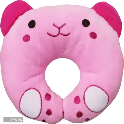 Moms Angel Baby Neck Support Pillow, Children's Neck Pillow, Soft and Plush, Pink 0-12 Months