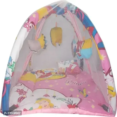 Baby Insect and Mosquito Protection Net with Playgym and Soft Bedding-Micky Mouse-thumb5