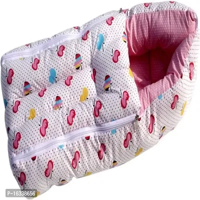 Moms Angel Baby Sleeping Bag/Carry Nest with 3 Way Opening Zip | Soft  Snuggly Sleeping Bag for Baby | Cotton Baby Bed for New Borns  Infants-thumb0