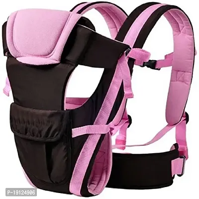 Moms angel Kids 4-in-1 Adjustable Baby Carrier Cum Kangaroo Bag/Honeycomb Texture Baby Carry Sling/Back/Front Carrier for Baby with Safety Belt and Buckle Straps-thumb0