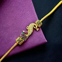 Traditional Peacock Mugappu Thali Chain for Womens 24 Inch-thumb1