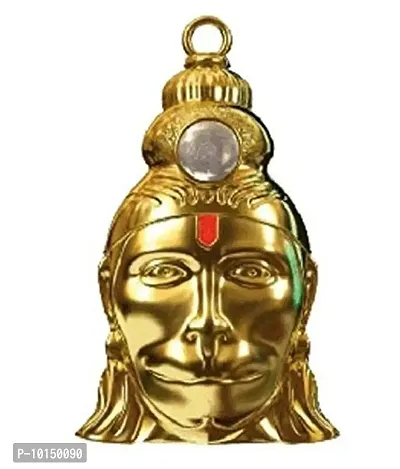 Shri Hanuman Chalisa Yantra Locket Kawach with Gold Plated Chain-thumb0