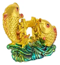 Odishabazaar Vastu Feng Shui Fish for Good Luck and Prosperity or Double Fish-thumb1