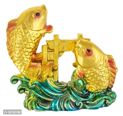Odishabazaar Vastu Feng Shui Fish for Good Luck and Prosperity or Double Fish