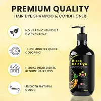 ELESTI SKINCARE Herbal 3 in 1 Hair Dye Instant Black Hair Shampoo-thumb2