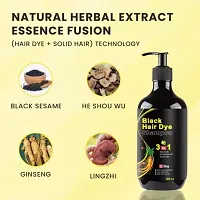 ELESTI SKINCARE Herbal 3 in 1 Hair Dye Instant Black Hair Shampoo-thumb3