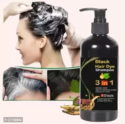ELESTI SKINCARE Herbal 3 in 1 Hair Dye Instant Black Hair Shampoo (300ML)-thumb0