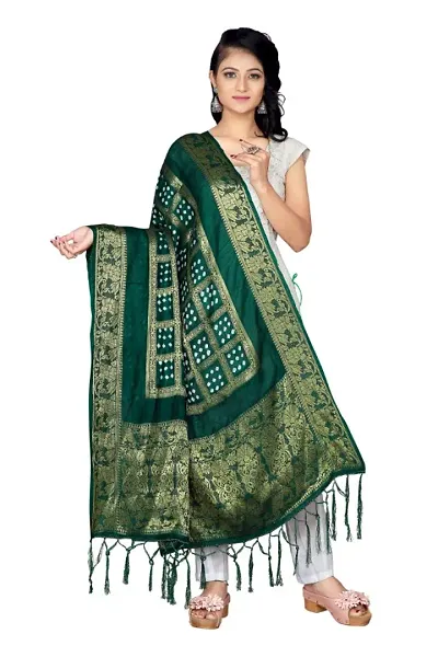 Stylish Silk Woven Design Dupatta