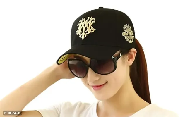 BRATS N BEAUTY? - Embroidred (Wolf.M Style) Baseball Hats/Cap for Travel or Beach Trip for Women | Ladies | Girls - Black Color