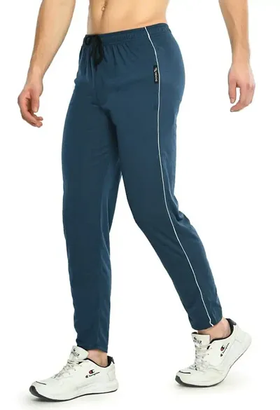 SIKANDER? - Hosiery Lower for Men with Zip Pockets/Stretchable Trackpant for Workout and Casual Wear - Color/L Size