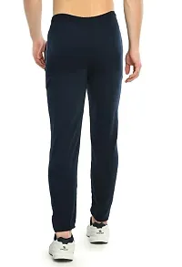 EK UDAAN - Cotton Hosiery Lower for Men with Zip Pockets/Stretchable Trackpant for Workout and Casual Wear - Navy Blue Color/XXL Size-thumb2