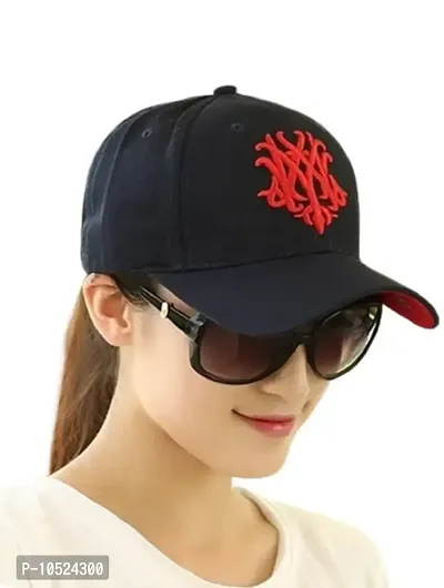 BRATS N BEAUTY? - Embroidred (Wolf.M Style) Baseball Hats/Cap for Travel or Beach Trip for Women | Ladies | Girls - Blue Color