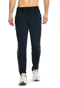 EK UDAAN - Cotton Hosiery Lower for Men with Zip Pockets/Stretchable Trackpant for Workout and Casual Wear - Navy Blue Color/XXL Size-thumb1